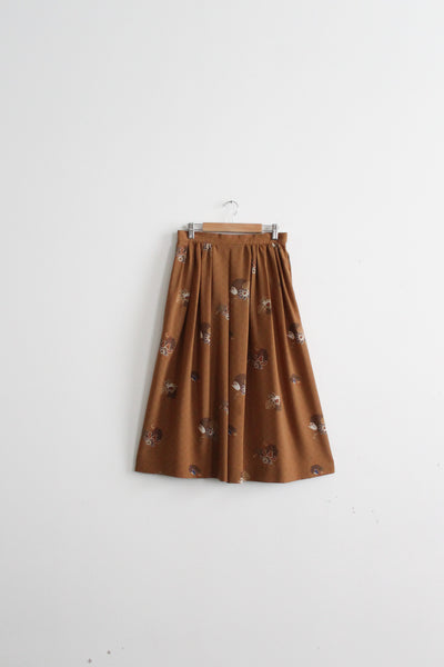 fields of gold midi skirt