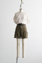 fiddlehead fern cargo shorts