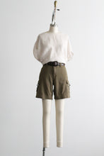 fiddlehead fern cargo shorts