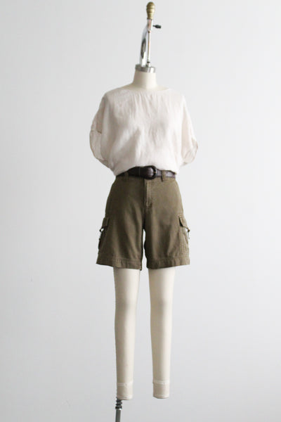 fiddlehead fern cargo shorts
