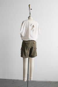 fiddlehead fern cargo shorts