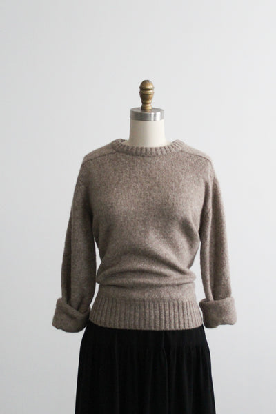 farmhouse wool sweater