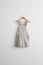 bone cotton short overalls