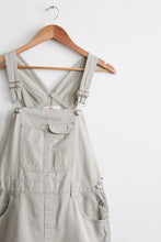bone cotton short overalls