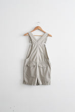 bone cotton short overalls