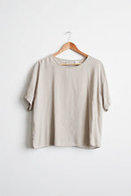 ecru boxy tee