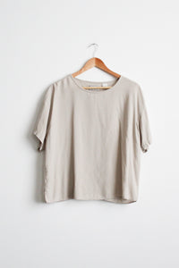 ecru boxy tee