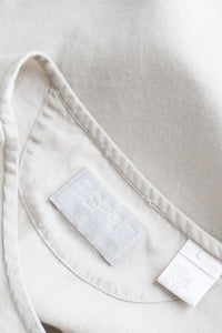 ecru boxy tee