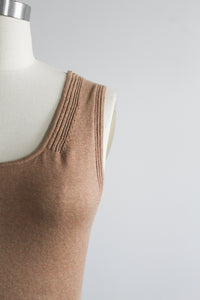 camel silk tank