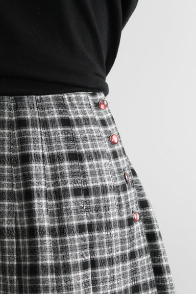 oxford wrap skirt