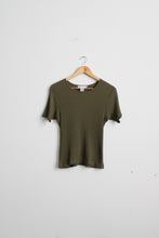 basil leaf rib knit tee