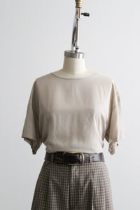 ecru boxy tee