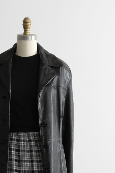 caroline black leather jacket