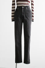 ash black mom jeans