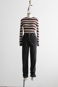 ash black mom jeans