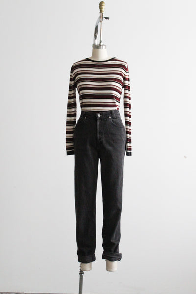 ash black mom jeans