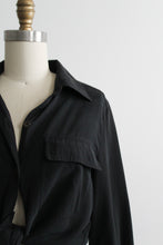 nocturne silk button up
