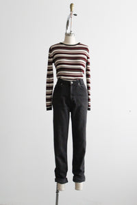 ash black mom jeans