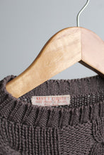 walnutshell wool cable knit pullover