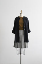 gingham pleat skirt