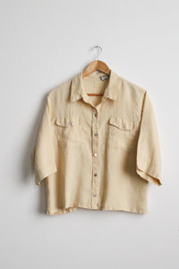 honeybutter linen blouse