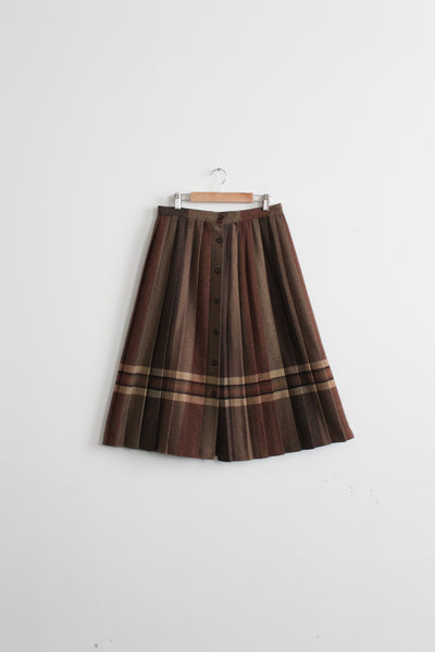 scholastic wool midi skirt