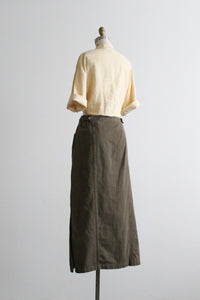 honeybutter linen blouse