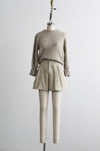 parchment cotton shorts