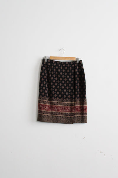silk road wrap skirt