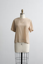 fawn silk tee