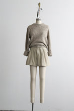 parchment cotton shorts