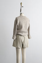 parchment cotton shorts