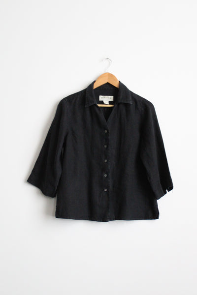 cormorant linen button-up