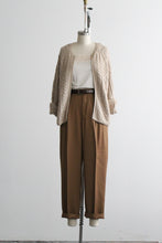 chanterelle cable knit cardigan