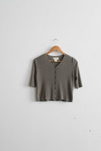 sageleaf cropped button up