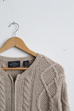 chanterelle cable knit cardigan