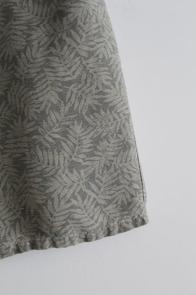 fern linen shorts