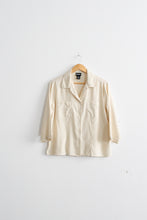 bone silk button up