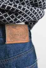 vintage indigo jeans