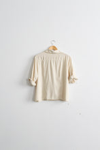 bone silk button up