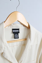 bone silk button up