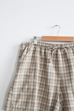 cabinlight plaid cotton shorts