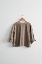 morel boxy linen jacket