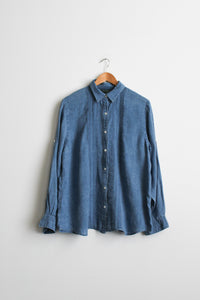 tideglass linen button up