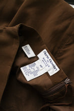 tobacco silk skirt