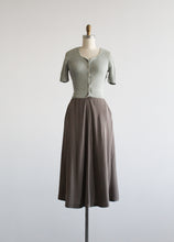 morel silk skirt