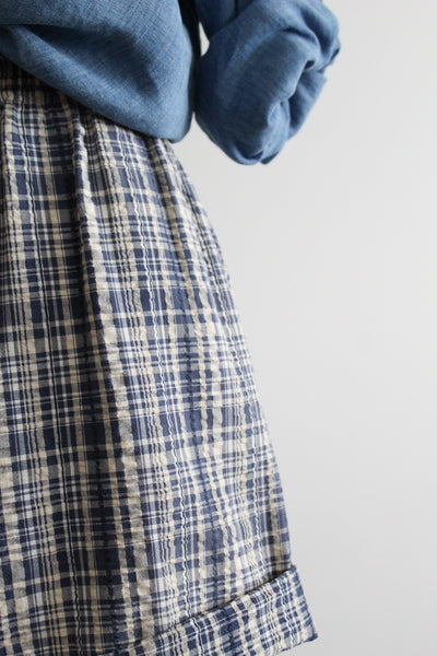 cabinlight plaid cotton shorts