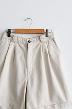 bone cotton shorts