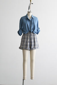tideglass linen button up