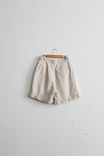 bone cotton shorts